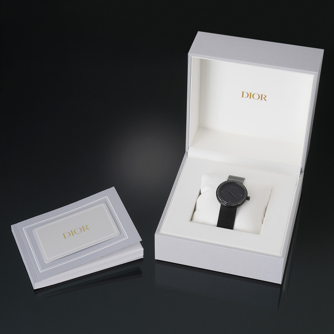 CHRISTIAN DIOR(USED)디올 블랙 울트라매트 워치